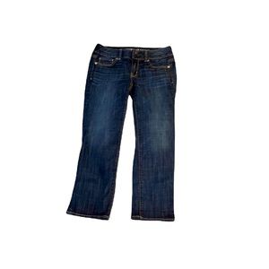 New never washed cropped denim!